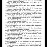 Cumberland County, Pennsylvania, Marriages, 1761-1800