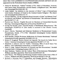 Articlees of Pennsylvania Interest in Non-Pennsylvania Journals