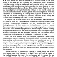 Editor's Notes, New Understandings