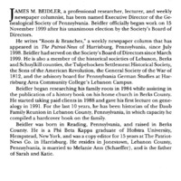 New Executive Director: James Beidler