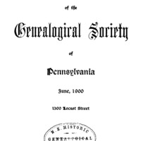 Publications of the Genealogical Society of Pennsylvania