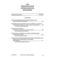 Pennsylvania Genealogical Magazine, Volume 49, Number 3