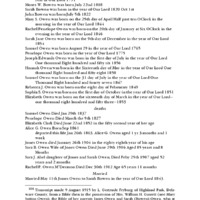 Jones Owen-Sarah Bowen Bible
