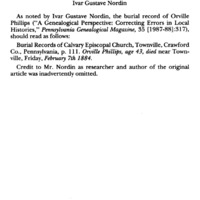 A Correction