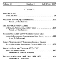 Volume 45, No 2 Contents
