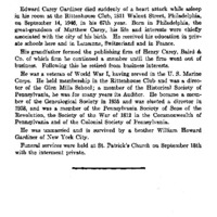 Memorial Notes