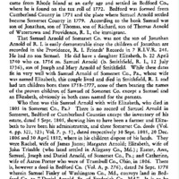 Samuel Arnold (ca. 1734-1805), of Somerset County, Pennsylvania