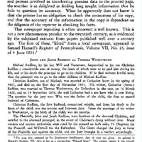 Genealogical Caveat