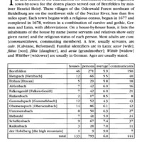 A Snapshot in Time: The 1678 Church Census of Beerfelden, Hesse