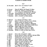 Record of Marriages