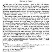 Keefer Bible Record