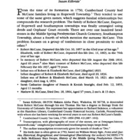 The Family of Robert McCune of Cumberland County