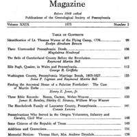 Table of Contents