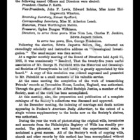 Thirty-Fourth Annual Report of the Genealogical Society of Pennsylvania