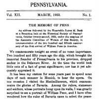 The Memory of Penn