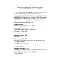 Marriages Published in Der Bauernfreund, August 15, 1832 to August 6, 1834
